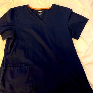 Medium black Scrub Star scrub top